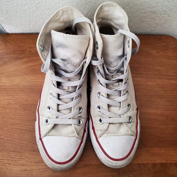 Converse Chuck Taylor All-Star high top white shoes - Picture 9 of 10